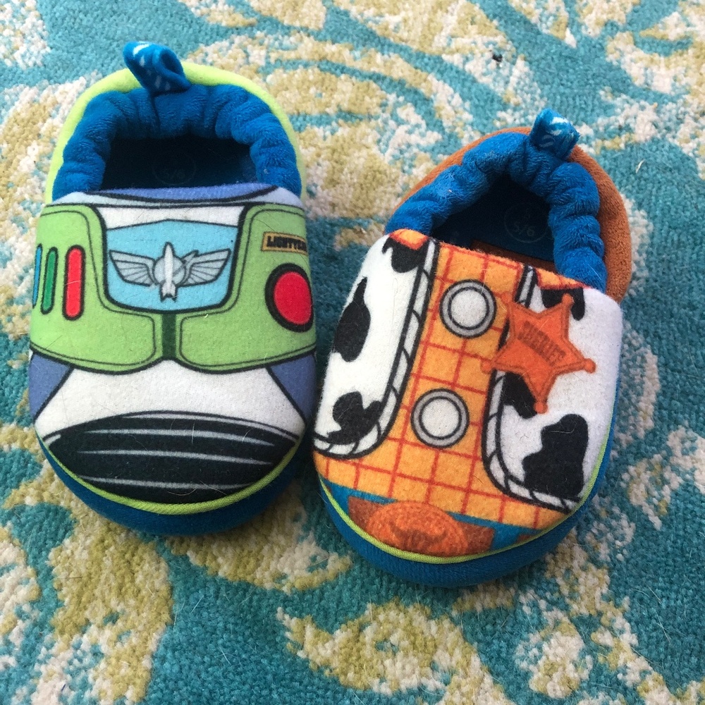 Toddler toy story slippers